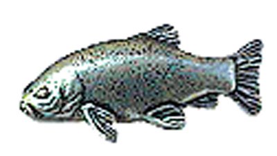 Just Fish Pewter Lapel Pin Tench